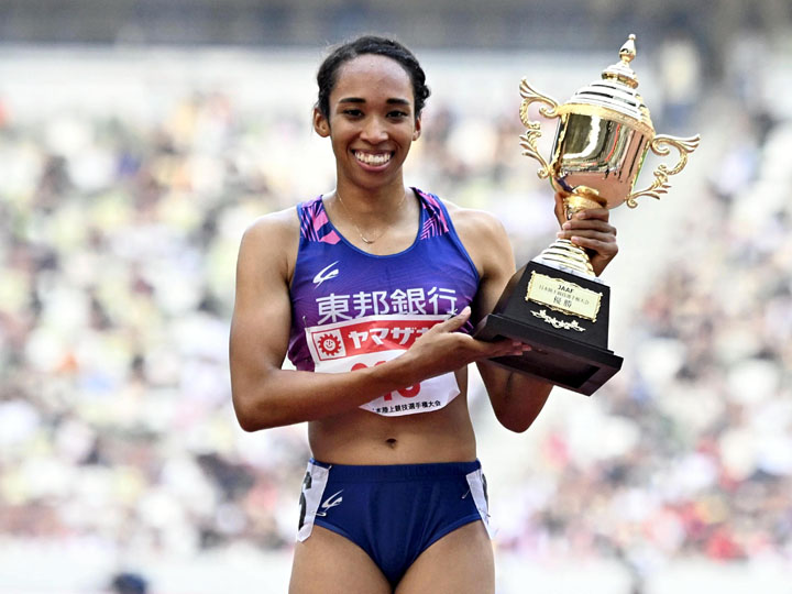 【陸上】井戸アビゲイル風果、女子100メートル初V　日本選手権